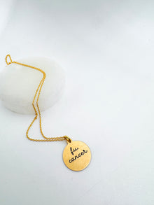  F.U. Cancer Necklace
