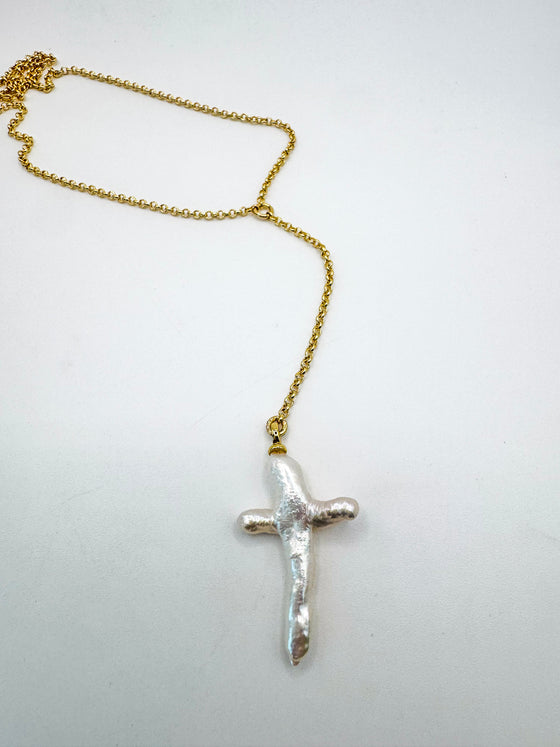 Freshwater Pearl Lariat Necklace