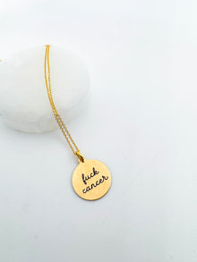  Fuck Cancer Necklace