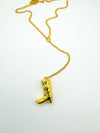 Cowboy Boot  Lariat Necklace