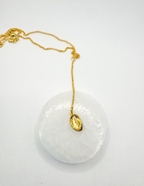 Dainty Cowrie Shell Lariat Necklace