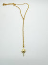 Dainty North Star Lariat Necklace