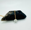 Top Drilled Moonstone Necklace