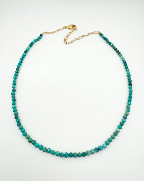 Green Turquoise Layering Necklace
