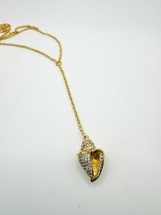 Conch Shell Lariat Necklace