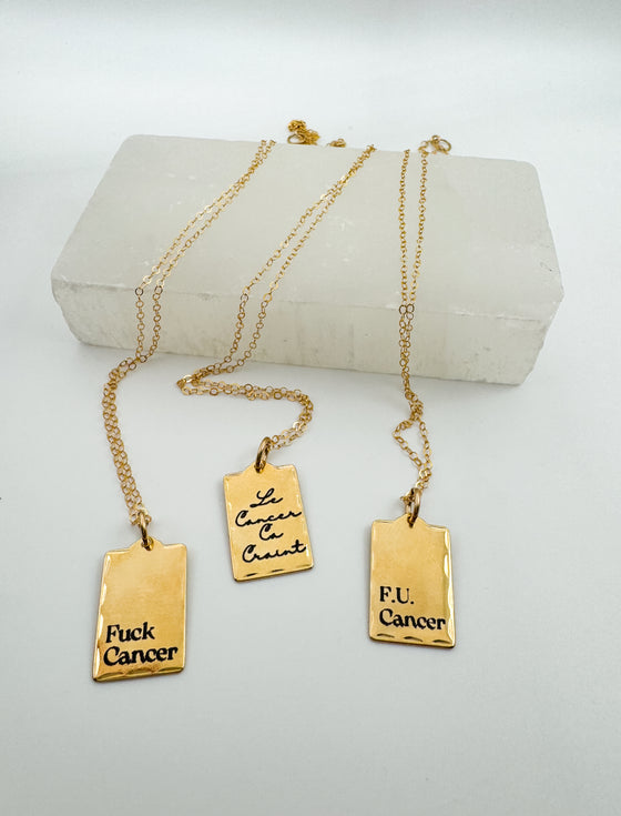 F.U. Cancer Necklace