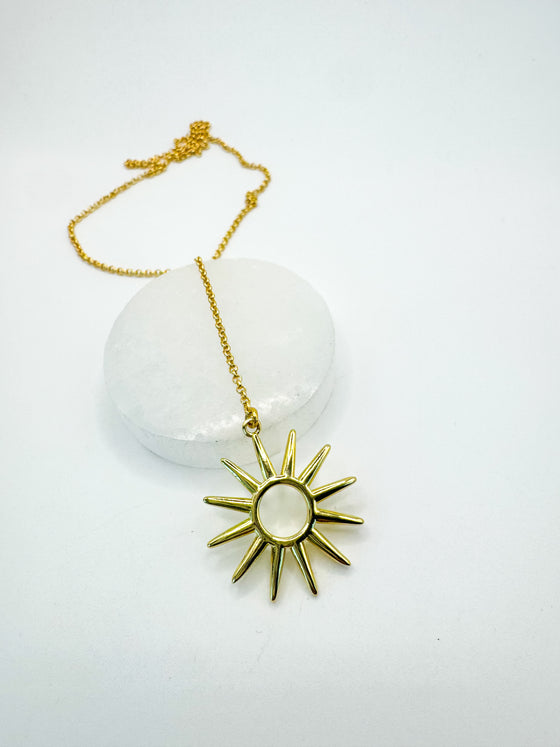 Sun Lariat Necklace