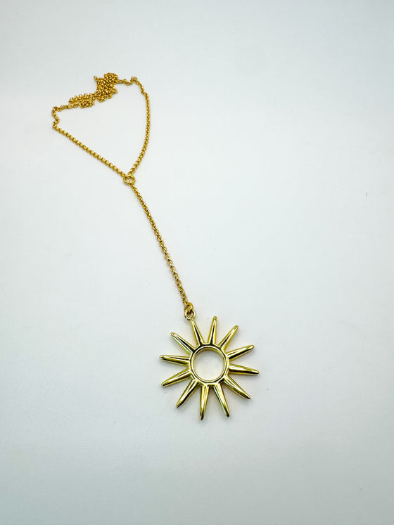 Sun Lariat Necklace