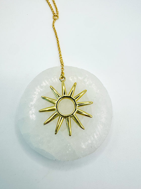 Sun Lariat Necklace