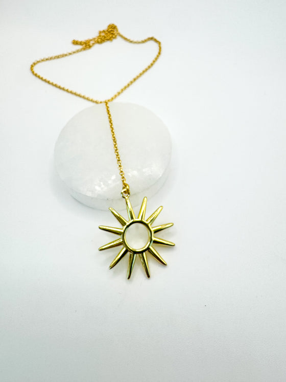 Sun Lariat Necklace