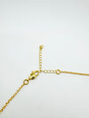 Circular Sunburst Lariat Necklace