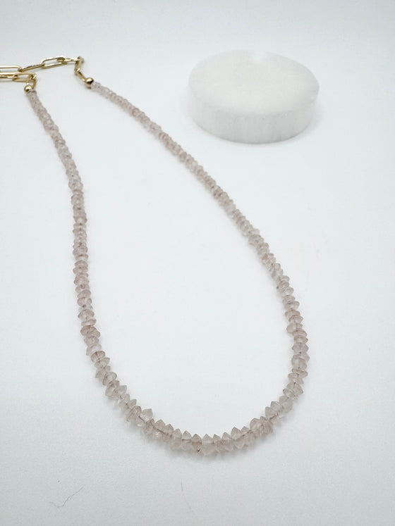 Morganite Layering Necklace