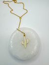 Saguaro Cactus Lariat Necklace