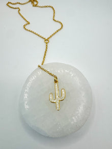  Saguaro Cactus Lariat Necklace