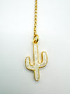 Saguaro Cactus Lariat Necklace