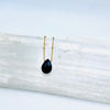 Black Onyx Teardrop Necklace