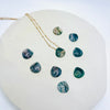 Green Moss Agate Teardrop Necklace