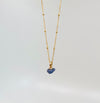 Top Drilled Sapphire Necklace