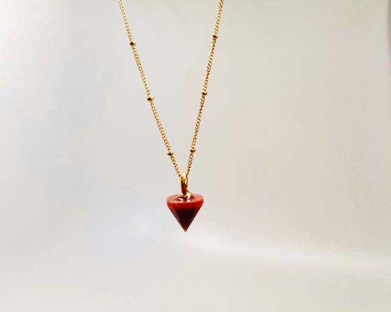 Top Drilled Mini Pendulum Necklace