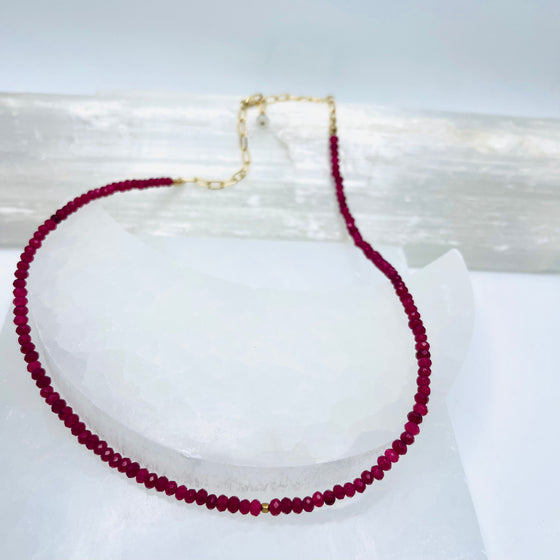 Ruby Layering Necklace