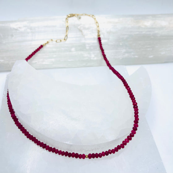 Ruby Layering Necklace