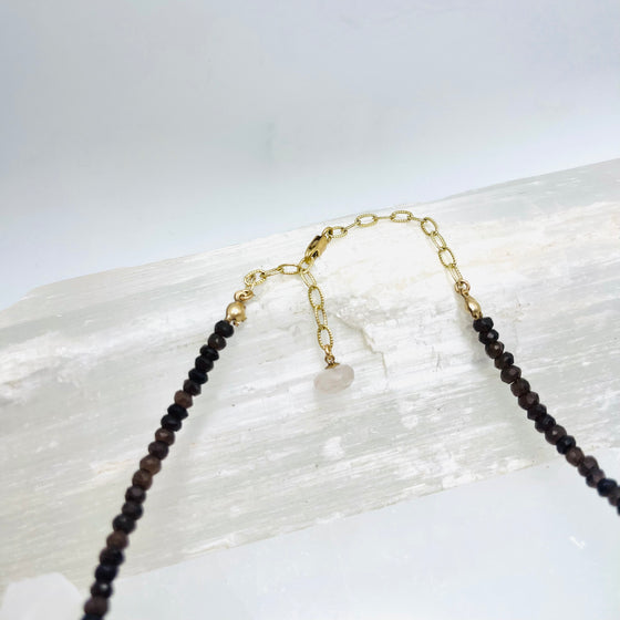 Smoky Quartz Layering Necklace