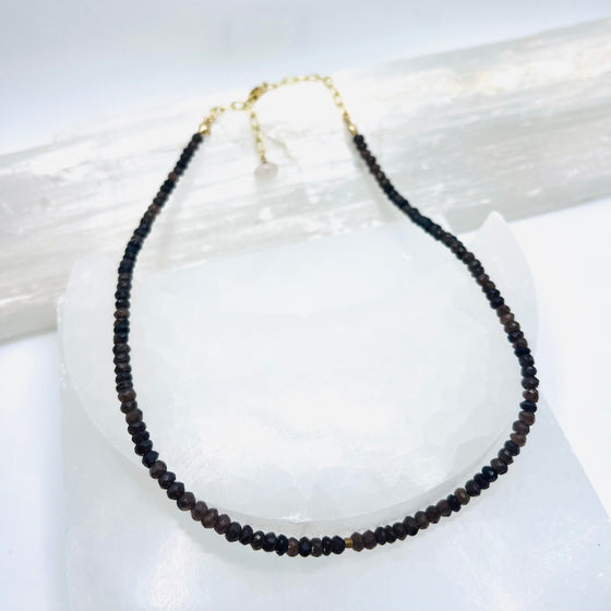 Smoky Quartz Layering Necklace