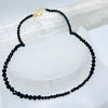 Black Spinel Layering Necklace