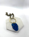 The Foundation Blue Agate Charm