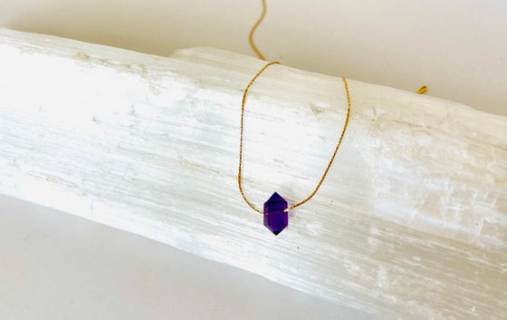 Floating Solitaire Necklaces